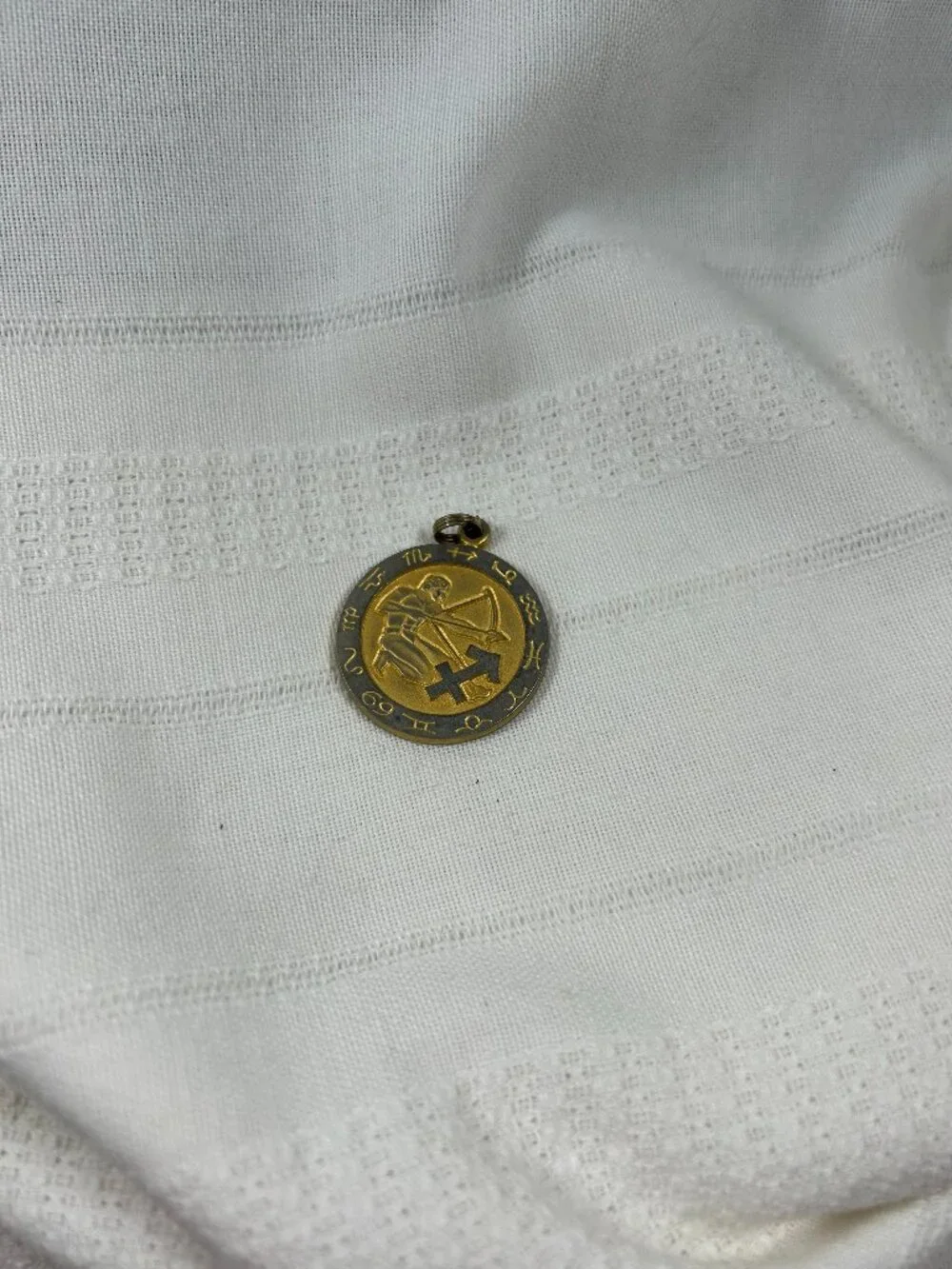 Sagittarius Zodiac Pendant - Pre-owned